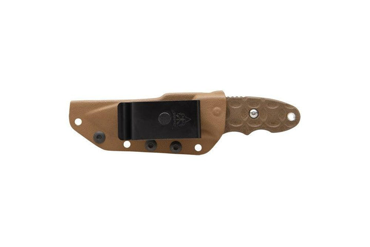 TOPS Knives C.A.T. 200S-04 Green Micarta Coyote Tan 1095HC - Knives.mx