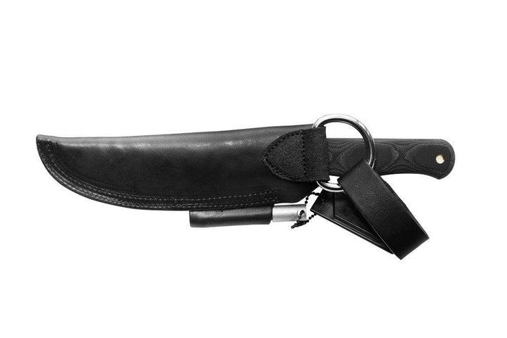 TOPS Knives D Fly 4.5 Black Canvas Micarta Bead Blast 1095HC - Knives.mx
