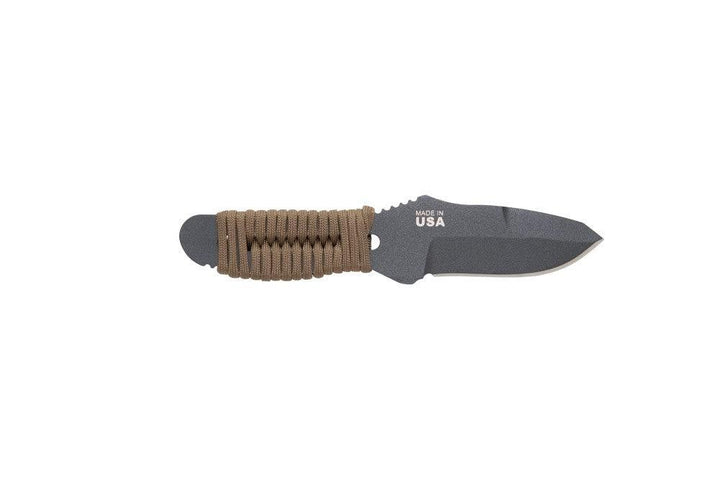 TOPS Knives Desert Fox Paracord Wrap Tactical Gray 1095HC - Knives.mx