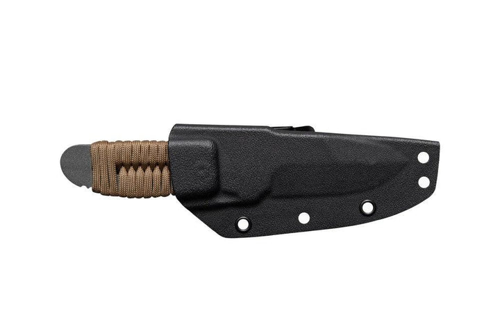 TOPS Knives Desert Fox Paracord Wrap Tactical Gray 1095HC - Knives.mx