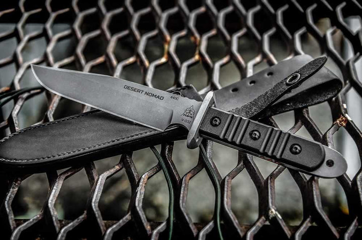 TOPS Knives Desert Nomad Black G10 Tumble 440C - Knives.mx