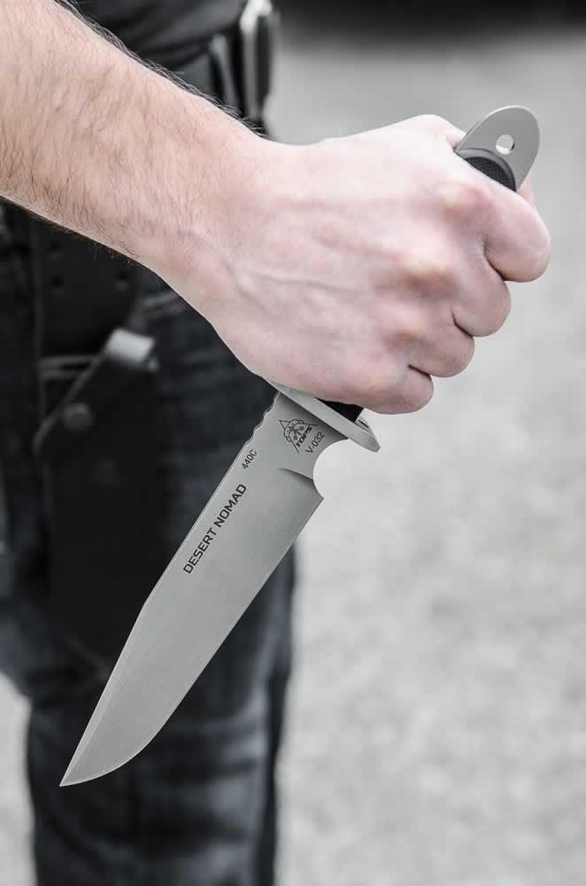 TOPS Knives Desert Nomad Black G10 Tumble 440C - Knives.mx