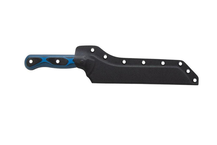 TOPS Knives Dicer 7 Bread Knife Blue/Black G10 Tumble CPM S35VN - Knives.mx