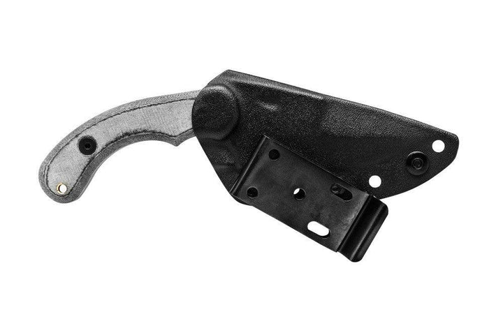 TOPS Knives Felony Stop Black Linen Micarta Tactical Gray 1095HC - Knives.mx