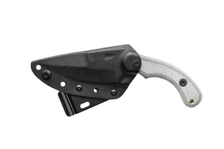 TOPS Knives Felony Stop Black Linen Micarta Tactical Gray 1095HC - Knives.mx