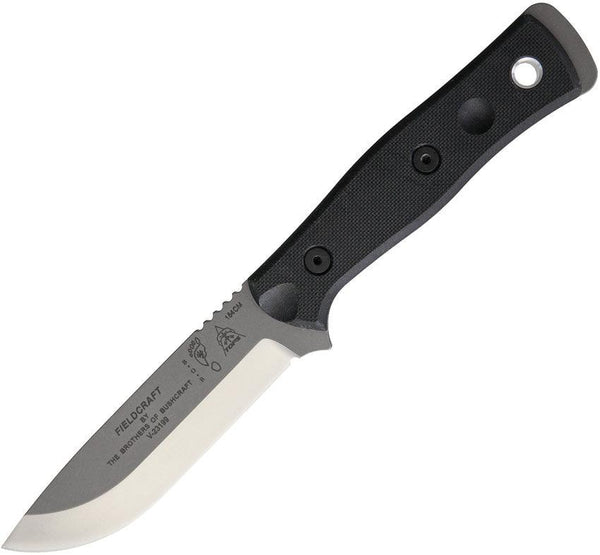 TOPS Knives Fieldcraft BOB Hunter Black G10 Tumbled 154CM - Knives.mx