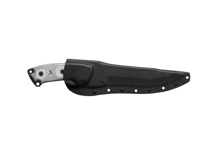 TOPS Knives Firestrike FS45 Combat Fixed 7" Black Linen Micarta 1095HC - Knives.mx