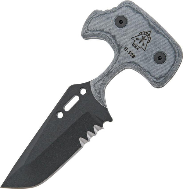 TOPS Knives Grim Ripper Black Micarta P/S Coated 1095HC - Knives.mx