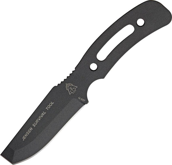 TOPS Knives Jensen Survival Tool Black Coating 1095HC - Knives.mx