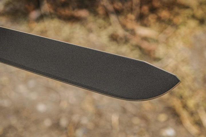 TOPS Knives Machete .230 Black Linen Micarta Gray 1095HC - Knives.mx