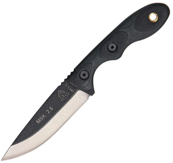 TOPS Knives Mini Scandi Knife Green/Black G10 1095HC - Knives.mx