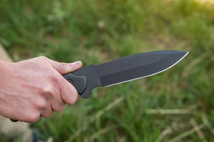 TOPS Knives Mission Team 21 Green/Black G10 1095HC - Knives.mx