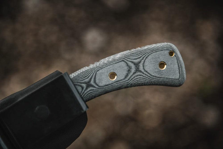 TOPS Knives Pasayten Lite Traveller Black Linen Micarta 154cm - Knives.mx