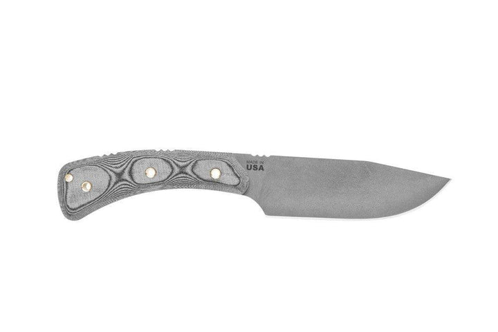 TOPS Knives Pasayten Lite Traveller Black Linen Micarta 154cm - Knives.mx