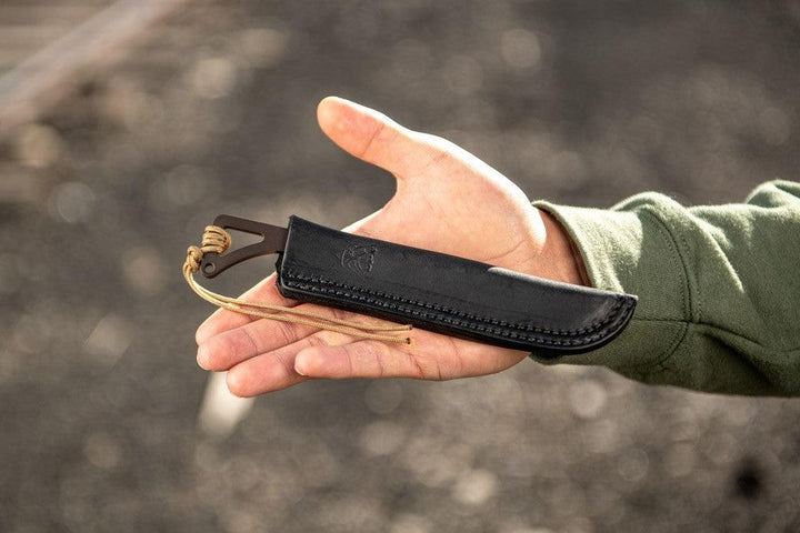 TOPS Knives Rocky Mountain Spike Skeletonized Sandstorm Bronze 1095HC - Knives.mx