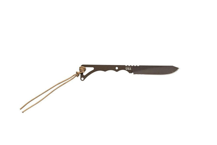 TOPS Knives Rocky Mountain Spike Skeletonized Sandstorm Bronze 1095HC - Knives.mx