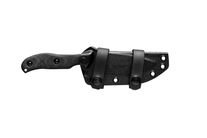 TOPS Knives Silent Hero 4 Black Canvas Micarta Sniper Gray 1095HC - Knives.mx