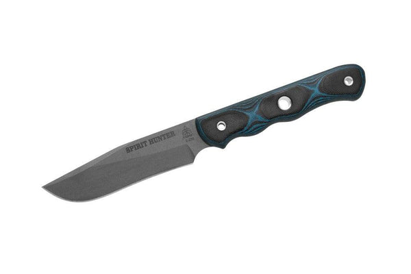 TOPS Knives Spirit Hunter Blue/Black G10 Tumble 154CM - Knives.mx