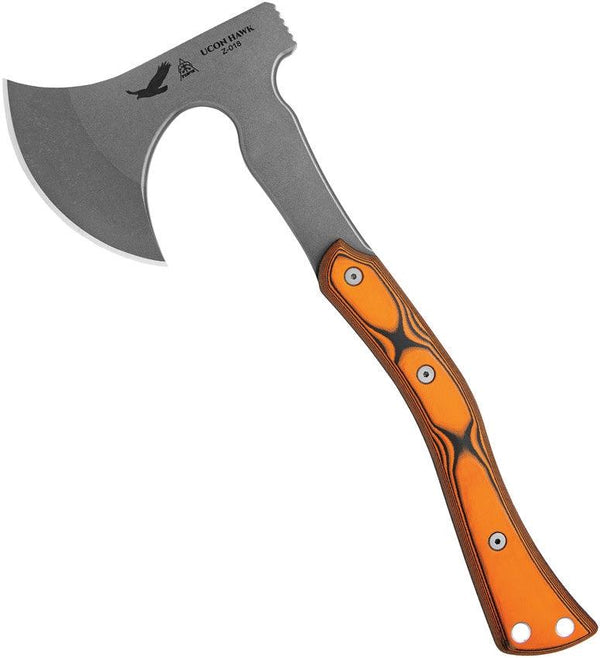 TOPS Knives Ucon Hawk Orange/Black SureTouch G10 Tumble 1095HC - Knives.mx