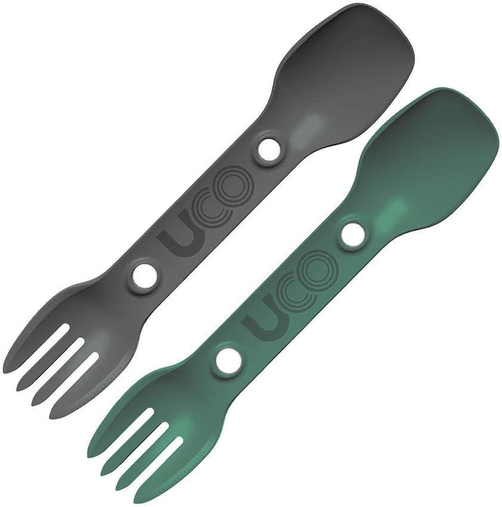 UCO Two Pack Utility Spork Green - Knives.mx