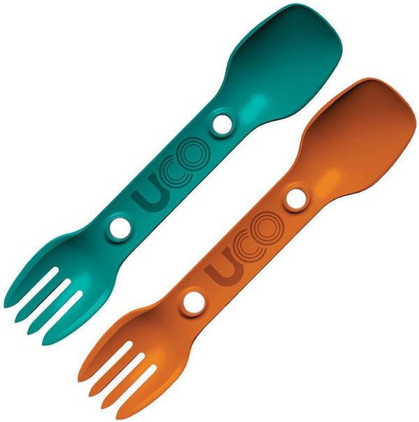 UCO Two Pack Utility Spork Teal - Knives.mx