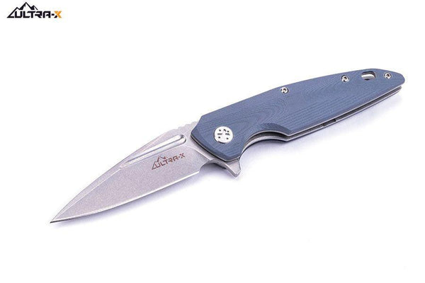 Ultra-X Bat Linerlock Blue Gray - Knives.mx