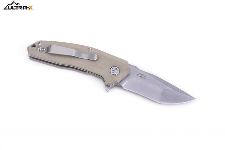 Ultra-X Cobra Linerlock Tan - Knives.mx