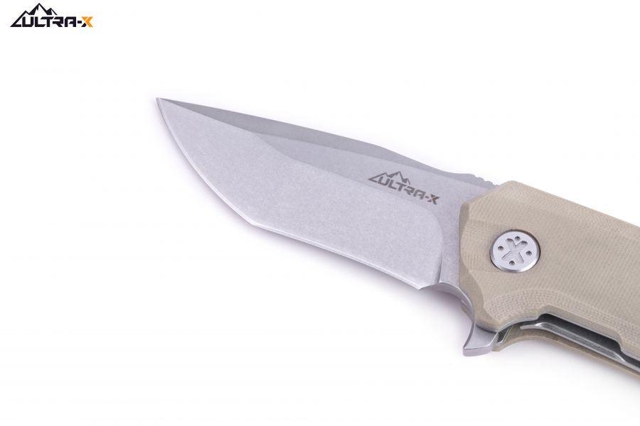 Ultra-X Cobra Linerlock Tan - Knives.mx