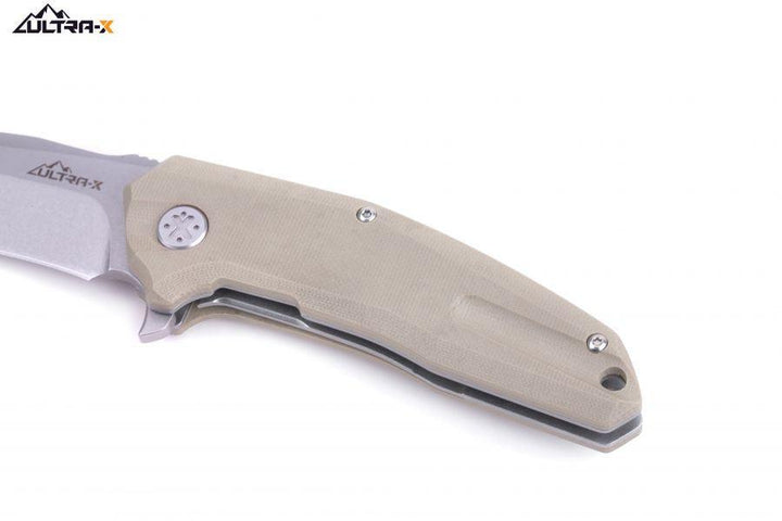 Ultra-X Cobra Linerlock Tan - Knives.mx