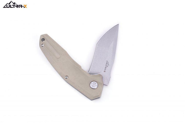 Ultra-X Cobra Linerlock Tan - Knives.mx