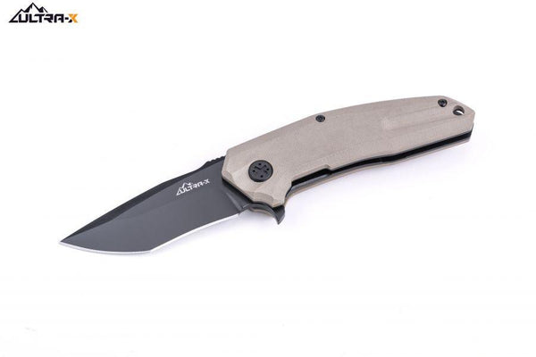 Ultra-X Cobra Linerlock Tan - Knives.mx