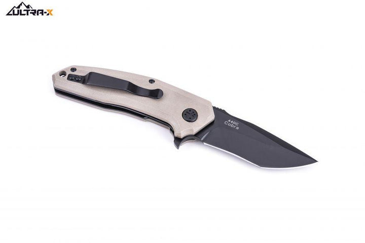 Ultra-X Cobra Linerlock Tan - Knives.mx