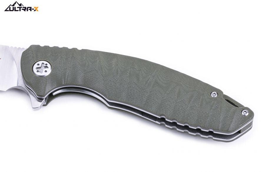 Ultra-X Ripple Linerlock Olive - Knives.mx