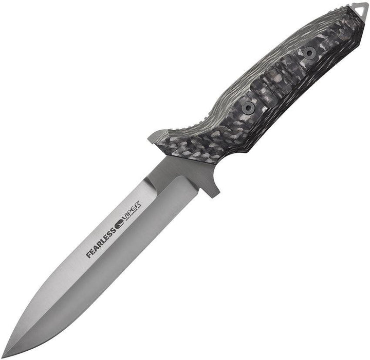 Viper Fearless Fixed Blade Carbon Fiber Satin Sleipner - Knives.mx