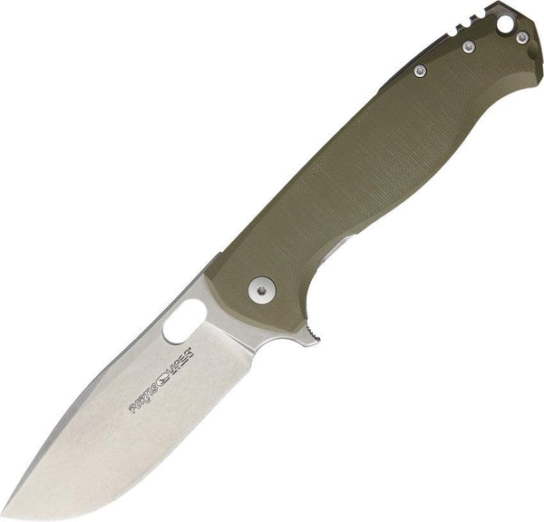 Viper Fortis Blade Green G10 w Stonewash Titanium M390 - Knives.mx