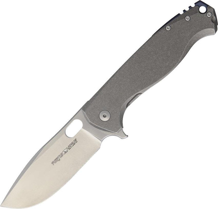 Viper Fortis Blade Stonewash Titanium M390 - Knives.mx