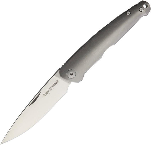 Viper Key Slip Joint Smooth Titanium Satin Bohler M390 - Knives.mx