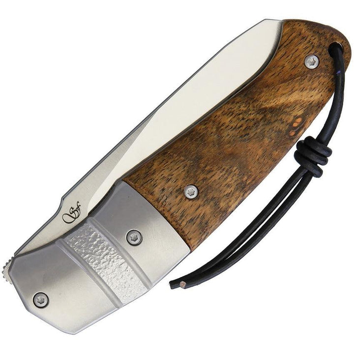 Viper Novis Linerlock Bocote Wood Satin Bohler M390 - Knives.mx