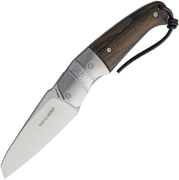 Viper Novis Linerlock Ziricote Wood Satin Bohler M390 - Knives.mx