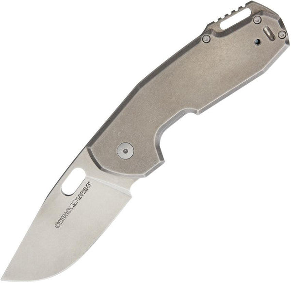 Viper Odino Framelock Titanium Stonewash N690 Bohler - Knives.mx