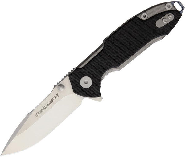 Viper Storm Linerlock Black G10 Satin Bohler M390 - Knives.mx