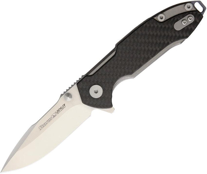 Viper Storm Linerlock Carbon Fiber Satin Bohler M390 - Knives.mx