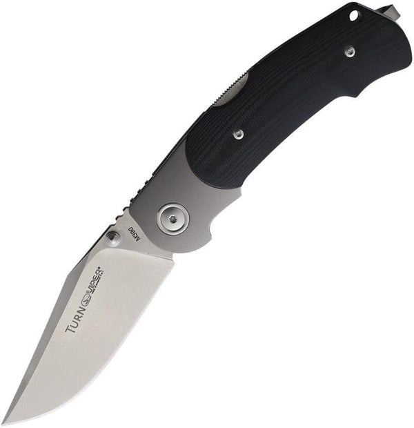 Viper TURN Lockback Black G10 Satin Bohler M390 - Knives.mx