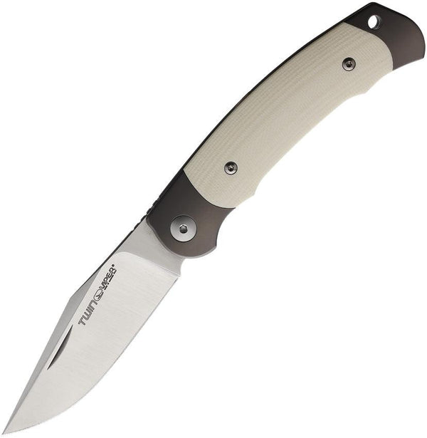 Viper Twin Slip Joint Ivory G10 Satin Bohler M390 - Knives.mx