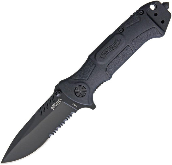 Walther BTK 2 Tac Linerlock 440C Serrated - Knives.mx