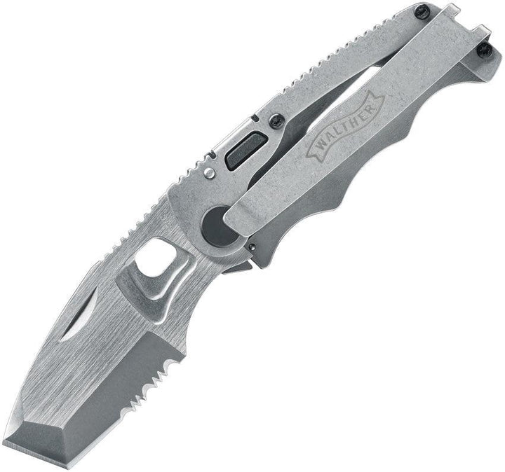 Walther CFK Chisel Framelock Serrated 440C - Knives.mx