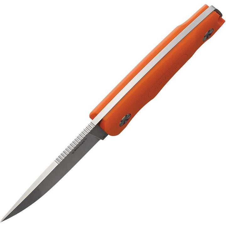 Walther HBF1 Fixed Blade Orange G10 Satin D2 - Knives.mx