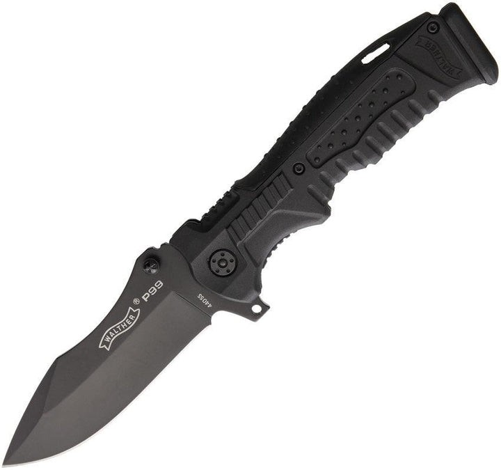 Walther P99 Linerlock Black Synthetic 440 Stainless - Knives.mx