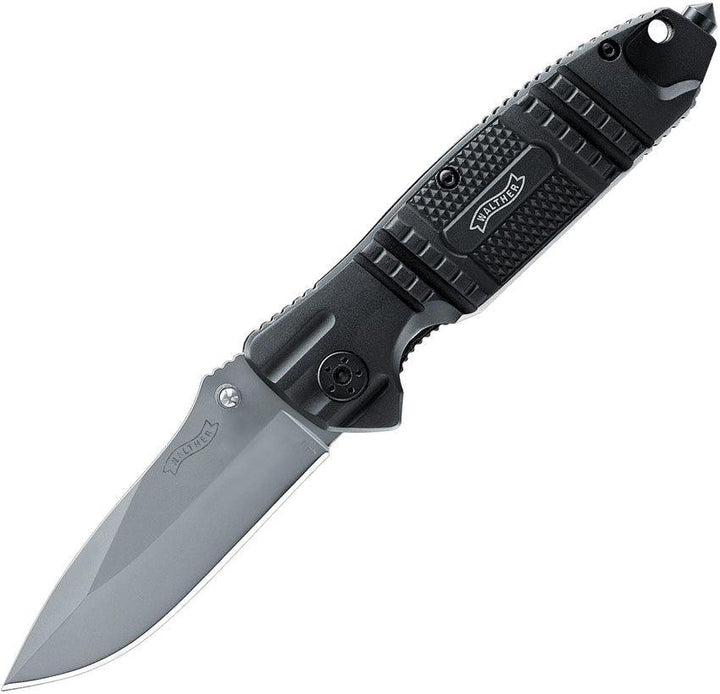 Walther Silver Tac Linerlock A/O 440C Stainless - Knives.mx