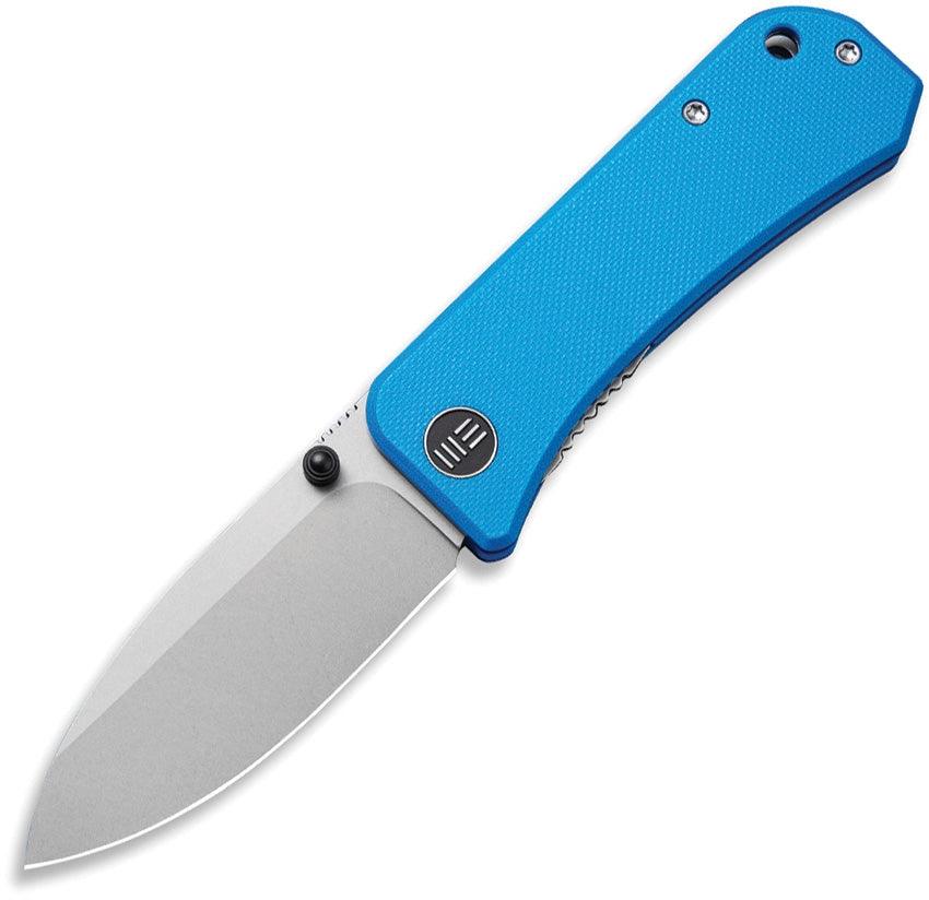 We Knife Banter Linerlock Blue G10 Stonewash CPM S35VN - Knives.mx